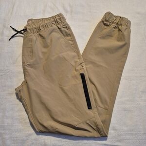 Original Weatherproof Vintage boys size Large tan jogger style pants lightweight